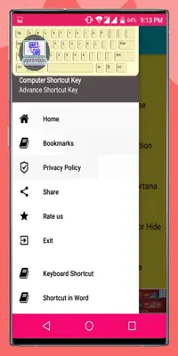 Computer Advance Shortcut Keys android App screenshot 0