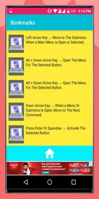 Computer Advance Shortcut Keys android App screenshot 1