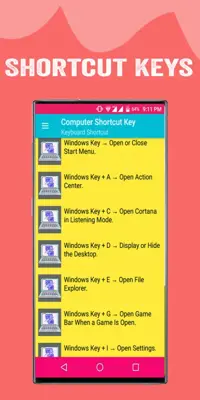 Computer Advance Shortcut Keys android App screenshot 3